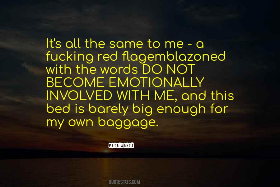 Quotes About The Baggage #301974