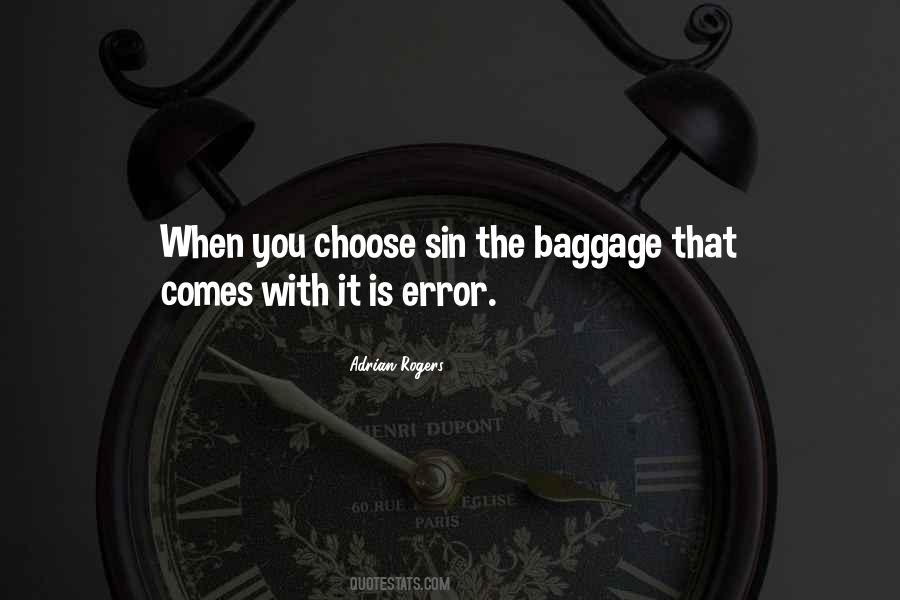 Quotes About The Baggage #88101