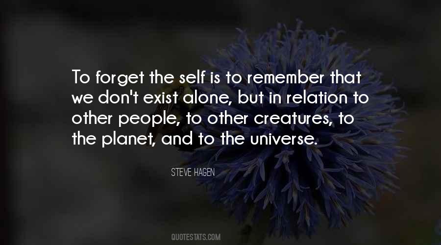 Quotes About Self Forget #104761