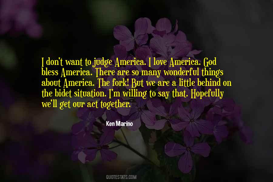 Bless America Quotes #1121468