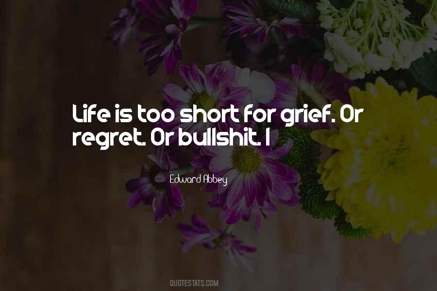 Grief Regret Quotes #1296632