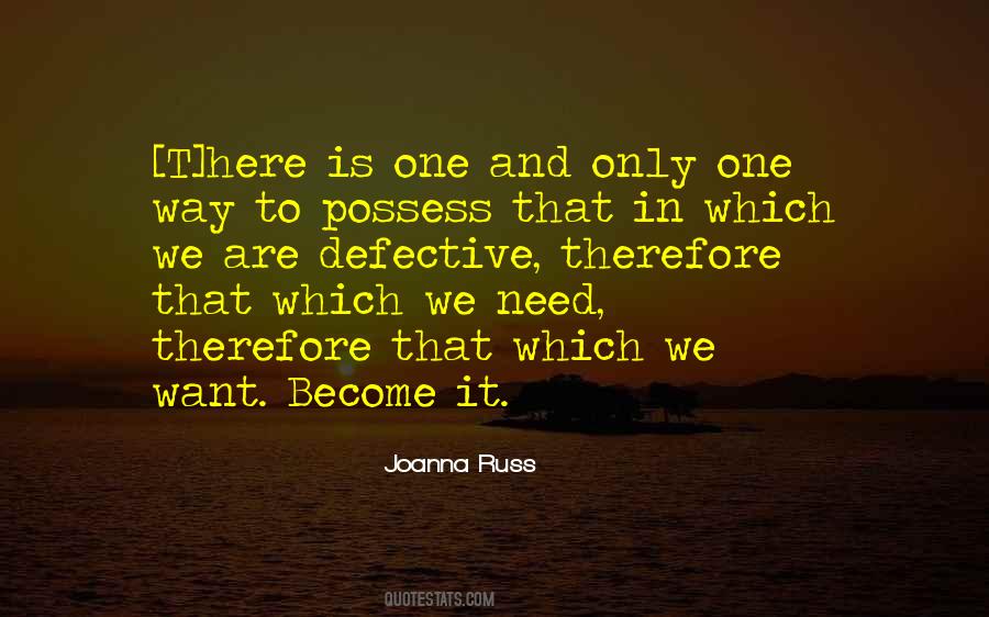 One And Only One Quotes #1834119