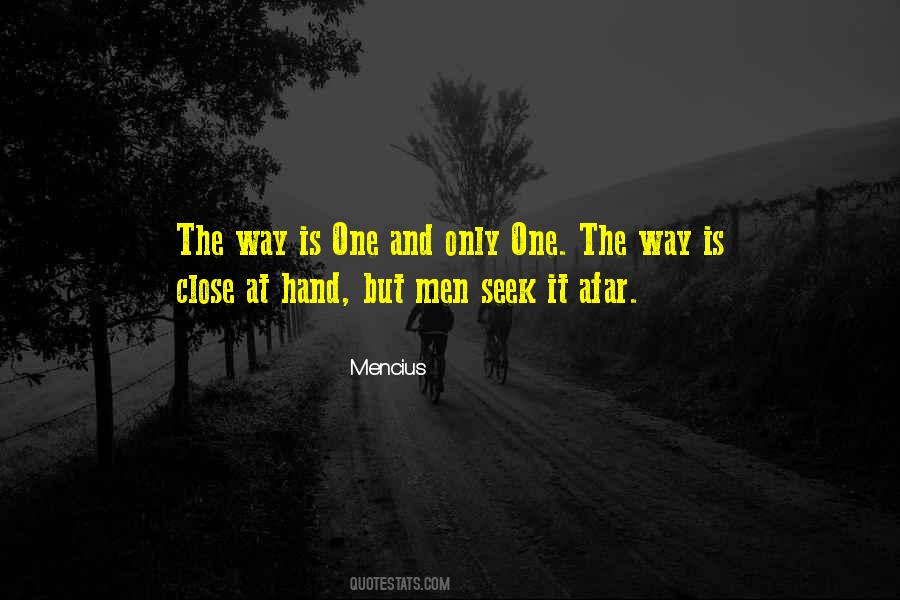 One And Only One Quotes #983883