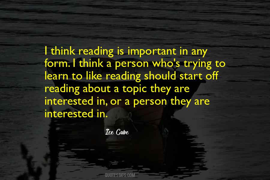 Quotes About How Reading Is Important #77633