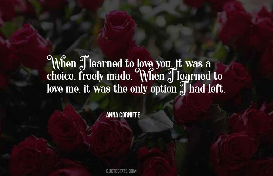 Option Love Quotes #796091