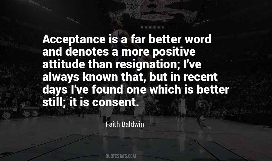 Faith And Acceptance Quotes #1816750