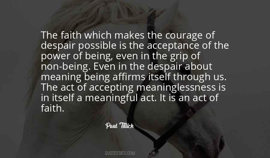 Faith And Acceptance Quotes #648906