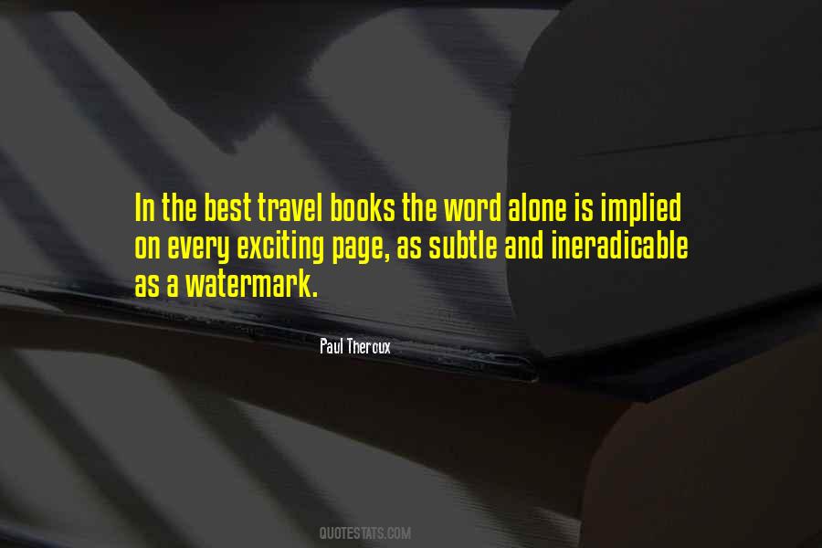 Quotes About Books Travel #374030