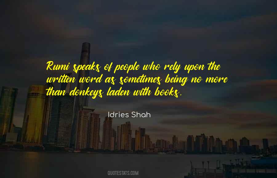 Rely On Each Other Quotes #99563