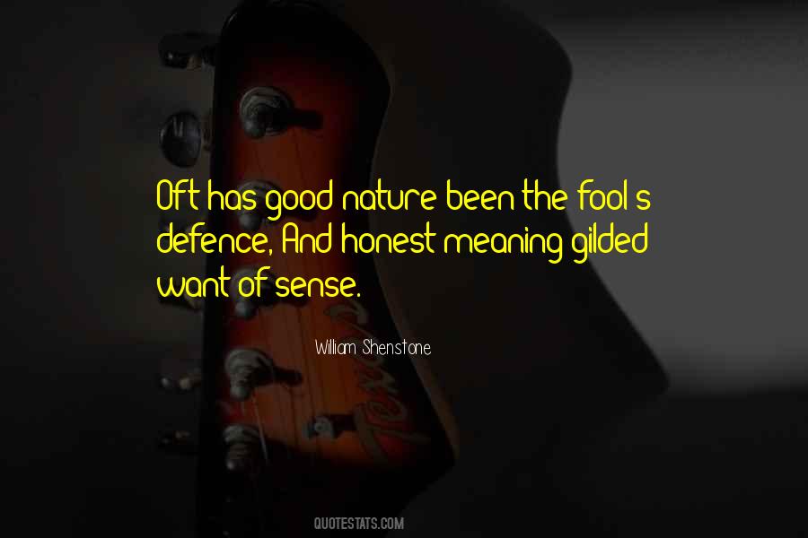 Quotes About Nature And Meaning #1309193