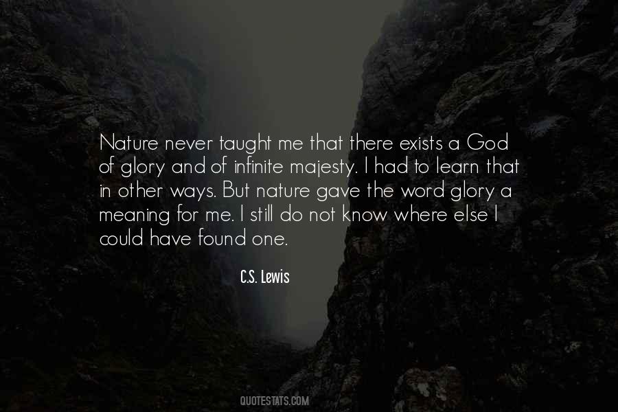 Quotes About Nature And Meaning #147442