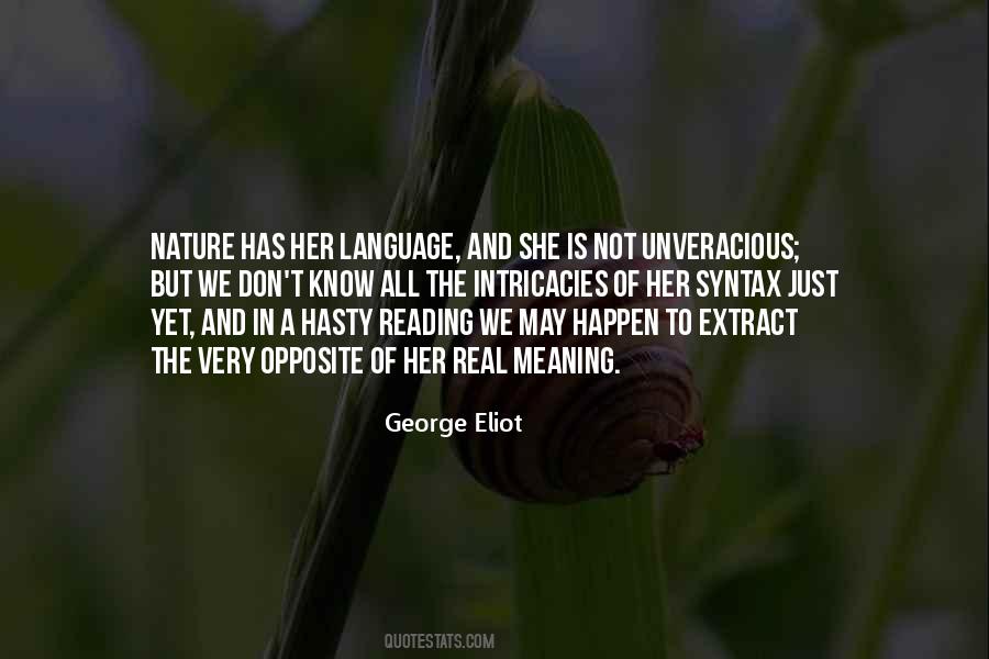 Quotes About Nature And Meaning #1709876