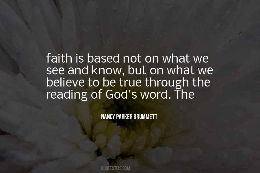 Faith Based Quotes #744512
