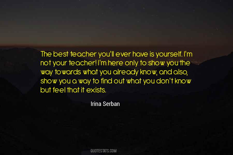You Know Yourself Best Quotes #707090