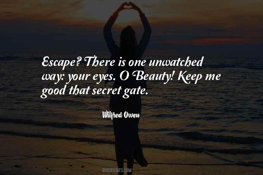 Secret Eyes Quotes #1237874