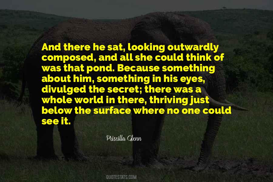 Secret Eyes Quotes #709189