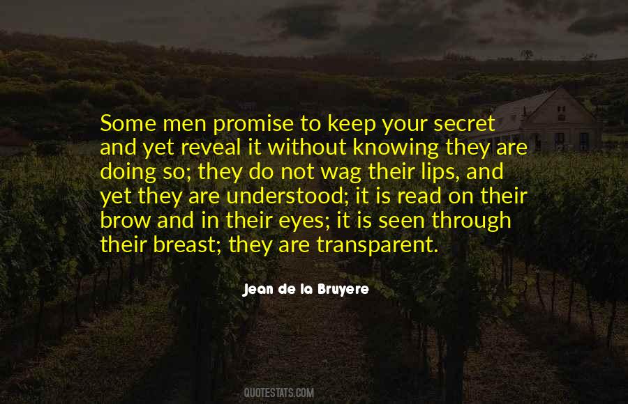 Secret Eyes Quotes #780297