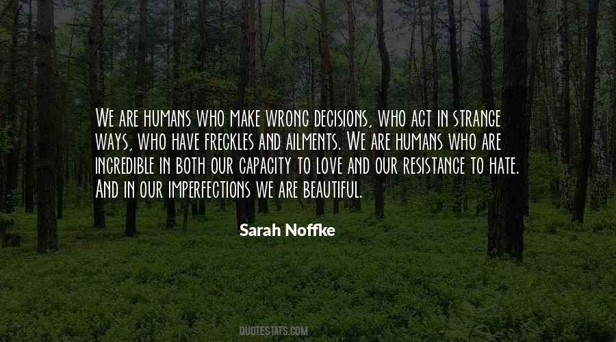 Imperfections Love Quotes #1023147