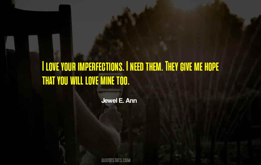 Imperfections Love Quotes #876872