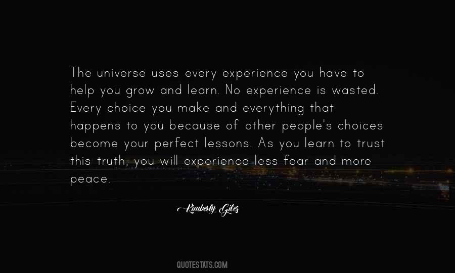 No Experience Quotes #714207