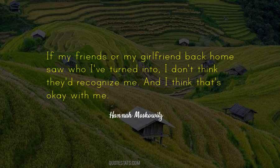 Want My Girlfriend Back Quotes #434261