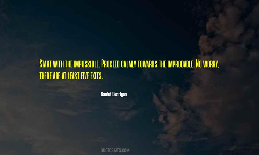 Impossible Improbable Quotes #1074048