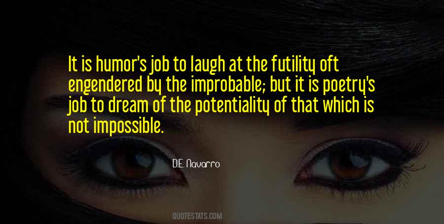 Impossible Improbable Quotes #1211768