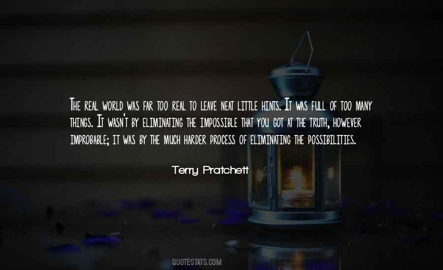 Impossible Improbable Quotes #1303369