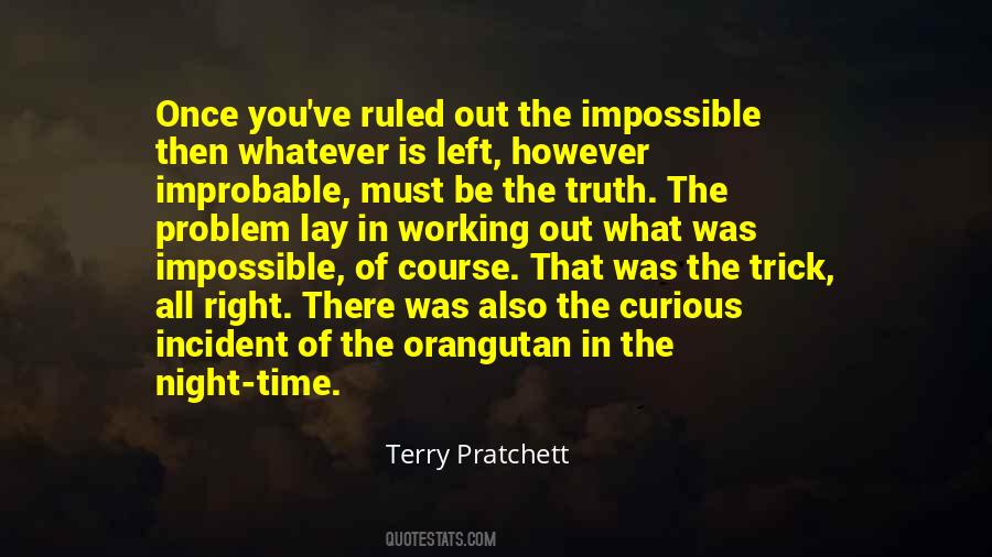 Impossible Improbable Quotes #207930