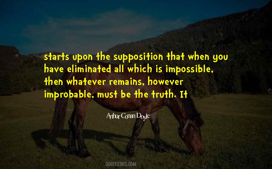 Impossible Improbable Quotes #515412