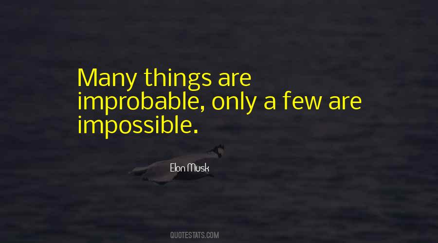 Impossible Improbable Quotes #72134