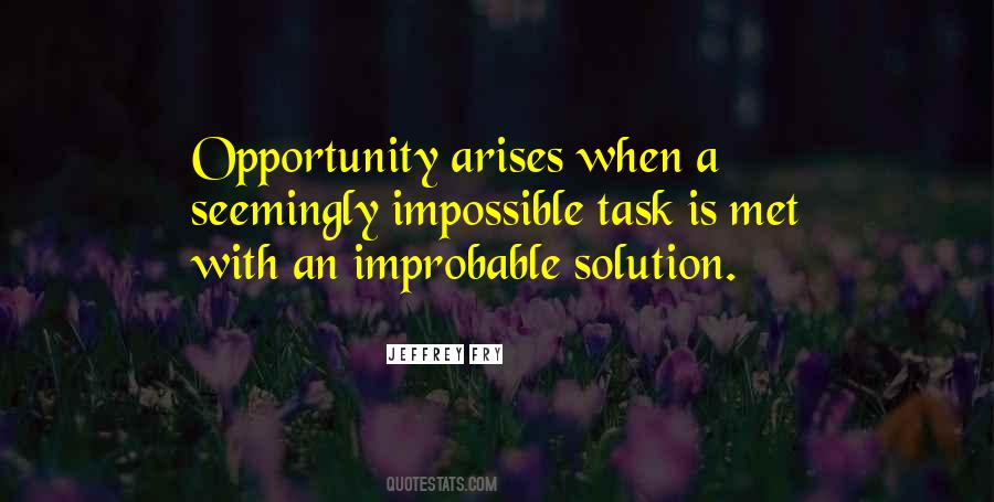 Impossible Improbable Quotes #80166