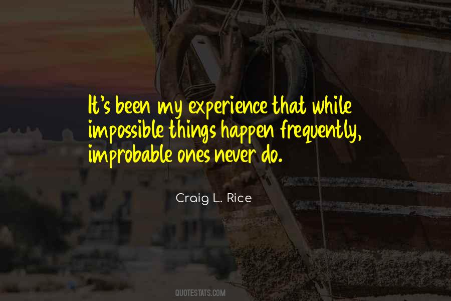 Impossible Improbable Quotes #967716