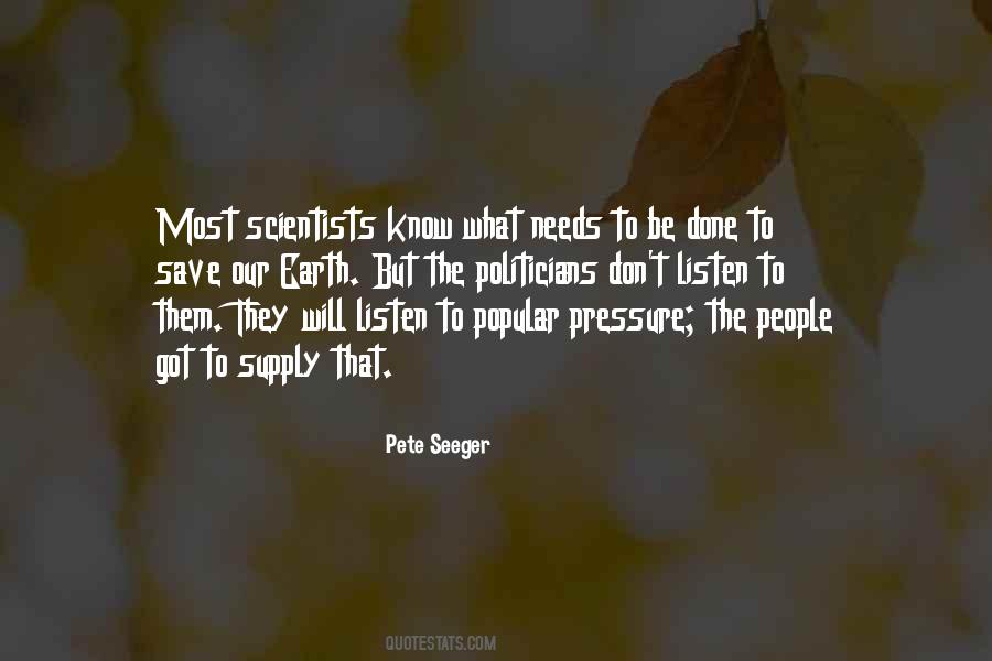 Listen To The Earth Quotes #1008617