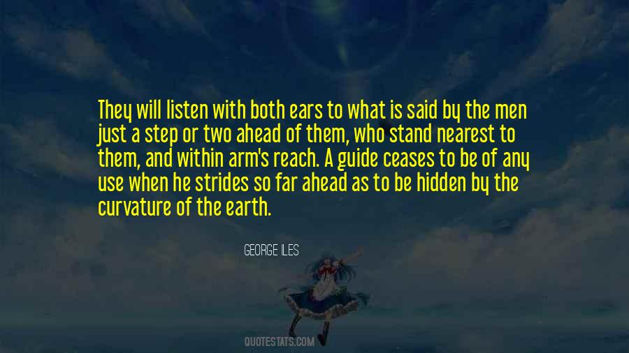 Listen To The Earth Quotes #1256626