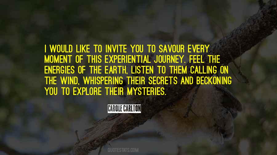 Listen To The Earth Quotes #1650328