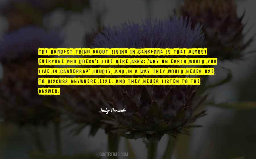 Listen To The Earth Quotes #706768
