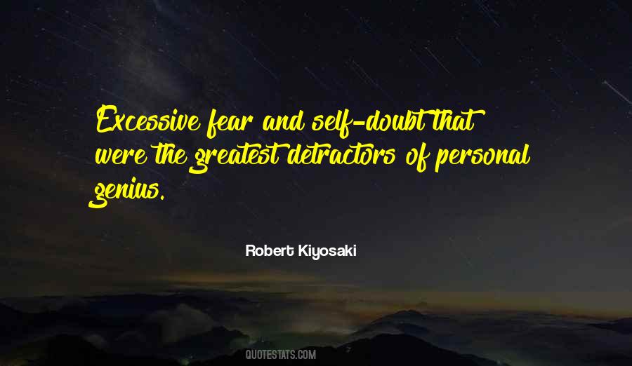 Personal Fear Quotes #1613782