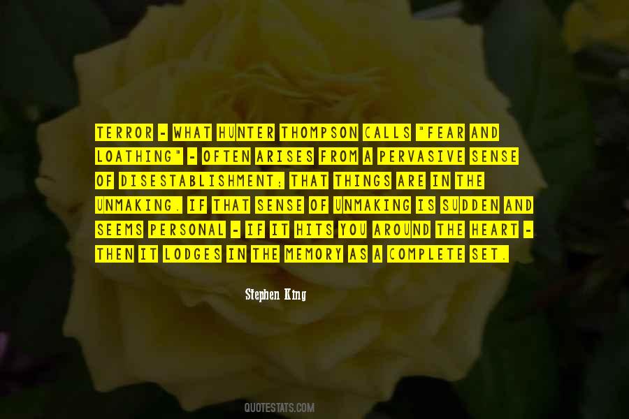 Personal Fear Quotes #243932