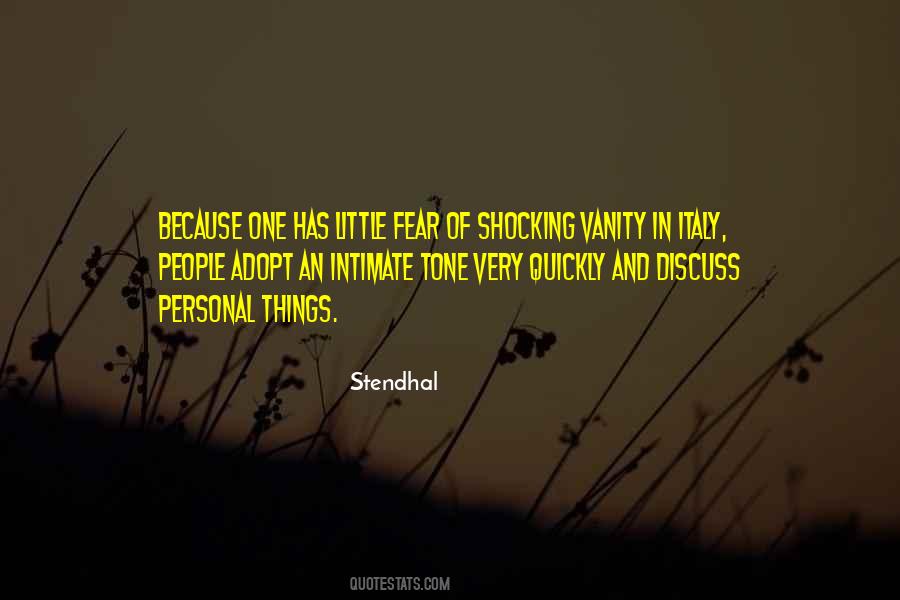 Personal Fear Quotes #444034