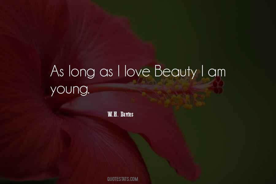 Young Beauty Quotes #249791