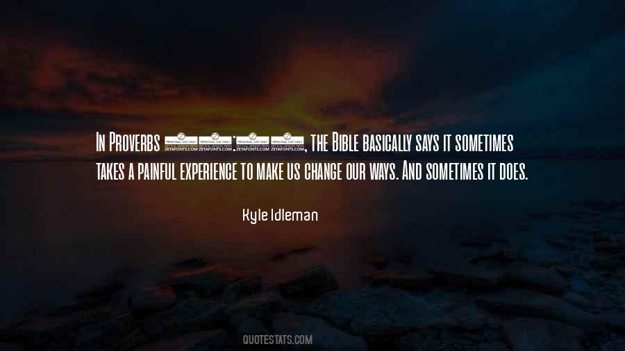 Bible Change Quotes #563627