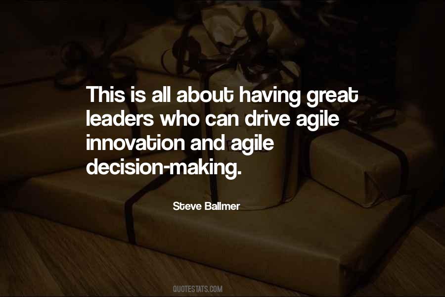 Agile Leader Quotes #1641062