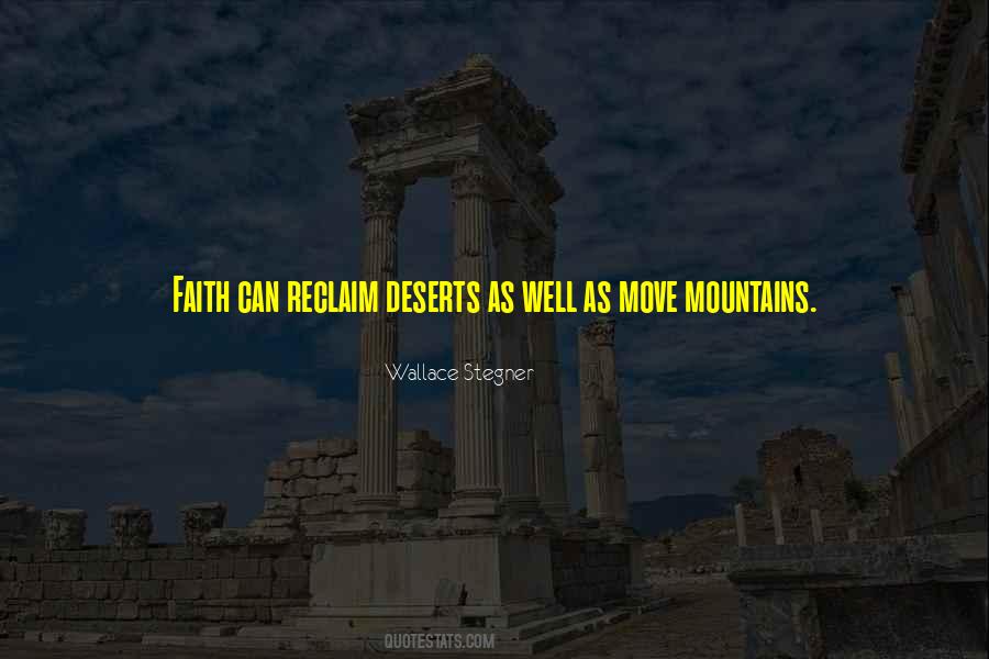 Faith Will Move Mountains Quotes #323442