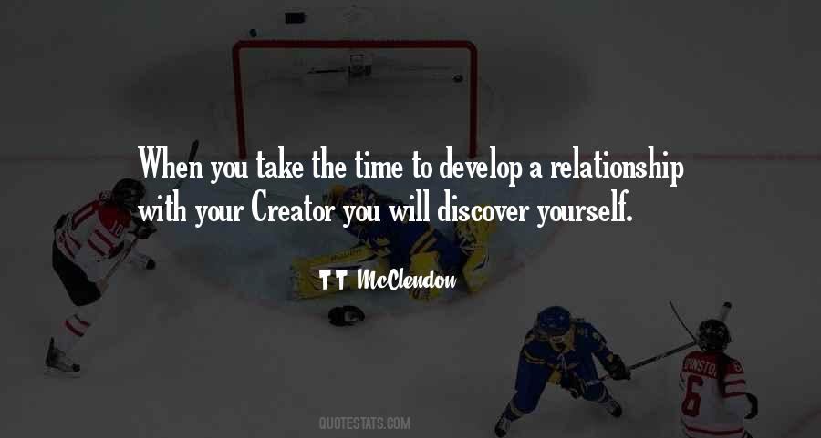 You Will Discover Yourself Quotes #1398809