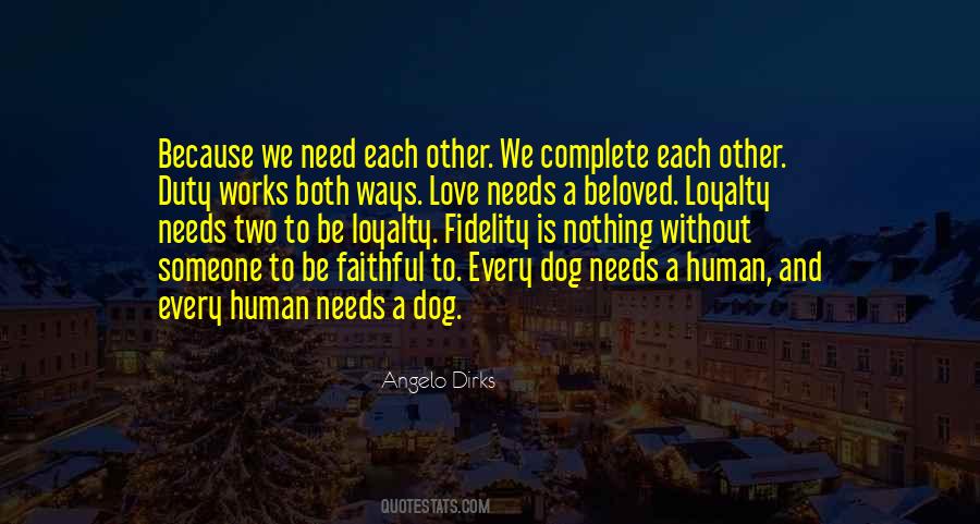 Faithful Dog Quotes #280075