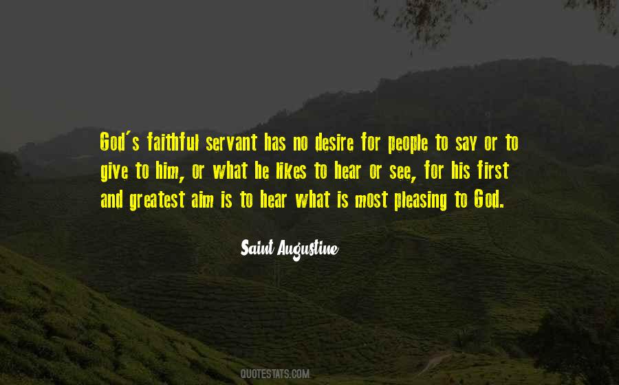 Faithful Servant Quotes #1234827