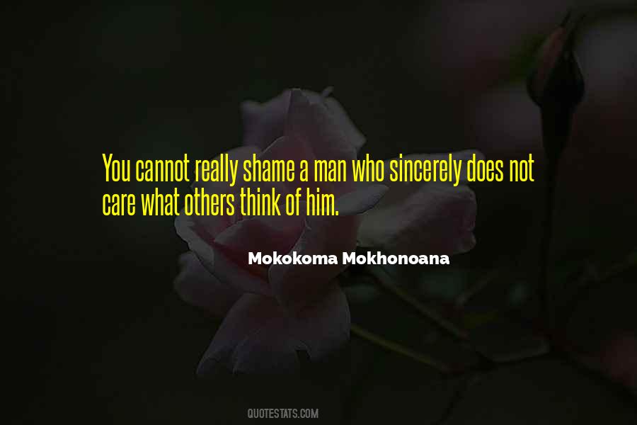 Not Care What Others Think Quotes #886762