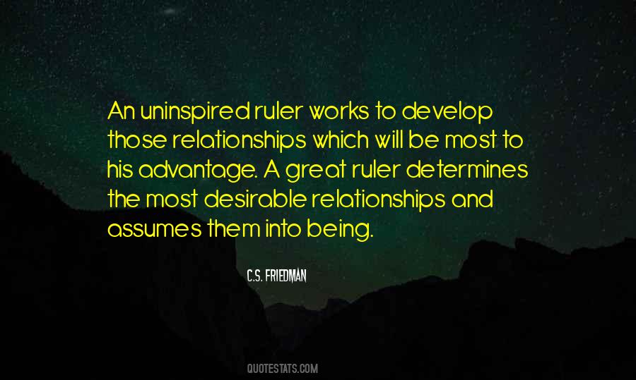Be A Ruler Quotes #1294614