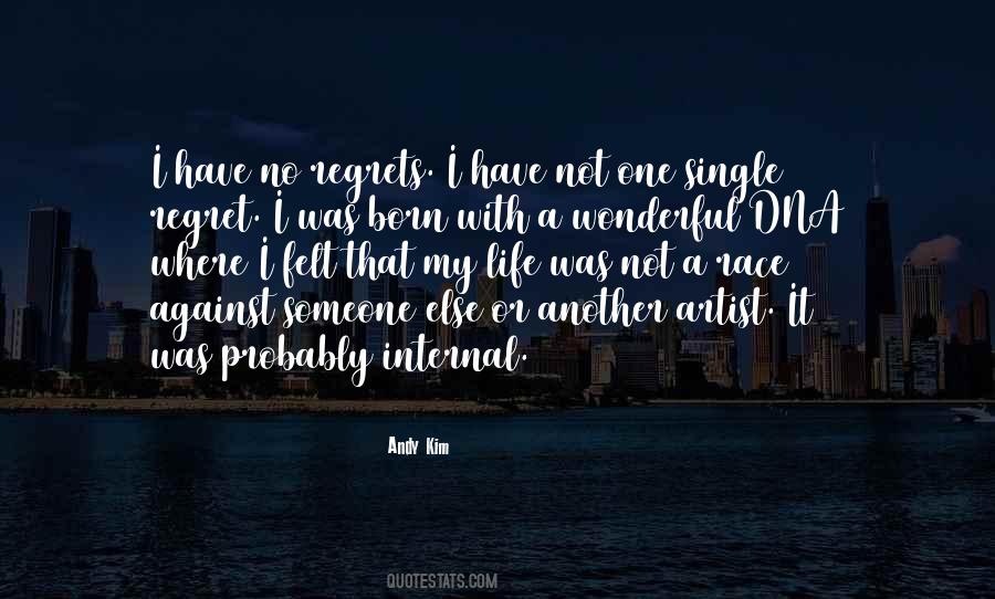 My Regret Quotes #110845